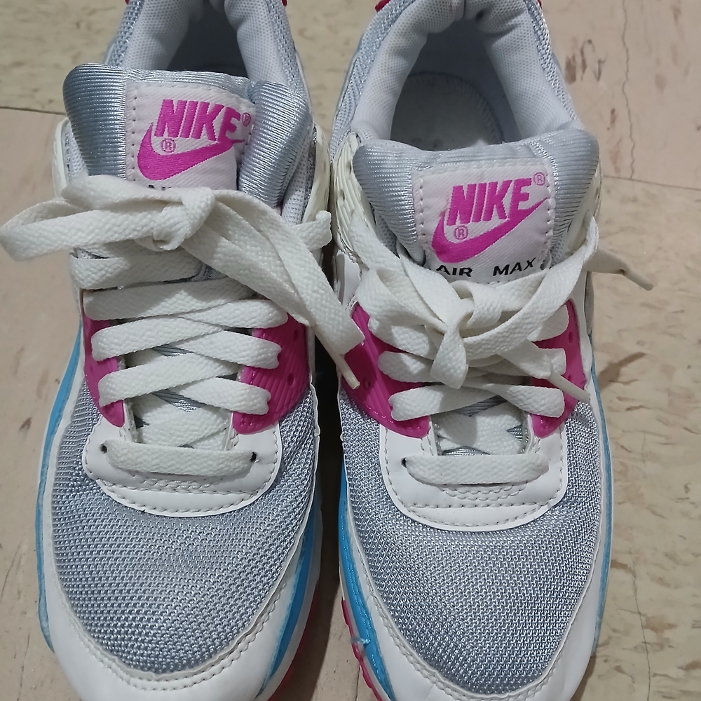 Nike Kids Air Max Sneakers - Pink and Blue